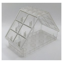 Duplo Building House 4 x 8 x 5 with Window Opening with White Windows print