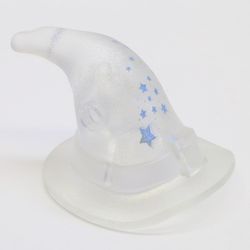 Belville, Headwear, Hat / Witch Hat with Medium Blue Stars Print