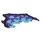 Wing, with Black Rock Limbs and Dark Purple/Light Blue Membranes Print (Colossus)