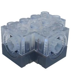 Gearbox 3 x 4 x 1 2/3 with Dark Bluish Gray Base