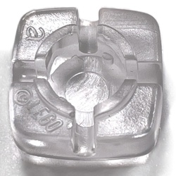 Clikits Icon, Square 2 x 2 Small, with Hole [Polished]