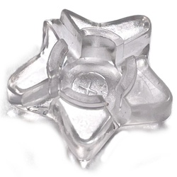 Clikits Icon, Star 2 x 2 Small, with Hole