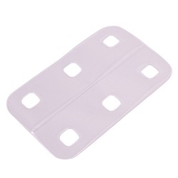 Clikits Rectangle 5 x 8.5 with Rounded Corners and 6 Holes
