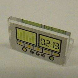 Panel 1 x 2 x 1 with CD Player Controls with 02:13 Print
