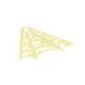 Curtain, Spider Web, Trans-Neon Green Webbing Print