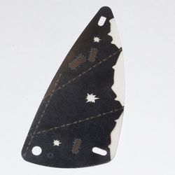 Sail, Triangular, 6 x 12 with Tattered with Patched Cloth Print