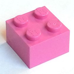 LEGO part photo in color 5 - Dark Pink LEGO part photo in color 5 - Dark Pink