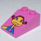 Slope 33° 3 x 2 Smooth with McDonald's Girl Pigtails Print