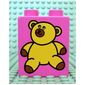 Duplo Brick 1 x 2 x 2 with Teddy Bear Print