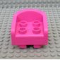 Duplo Chair with 4 Studs, Curved Back and Feet