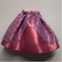 Belville, Skirt, Long with Purple Sparkle Layer