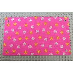 Belville, Tent Cover with Starfish and Clams Print