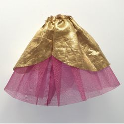 Belville, Skirt, Long, Sheer with Golden Layer with no Jewel