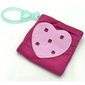 Clikits Bag with Bright Pink Heart Pocket and Trans-Very Light Blue Clip