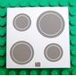 Tile 6 x 6 with Stovetop / Cooker Hob Print