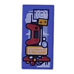Tile 1 x 2 with Game Console, Controller print