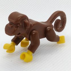 LEGO PART 2550c01 Animal, Monkey [Complete Assembly] | Rebrickable ...