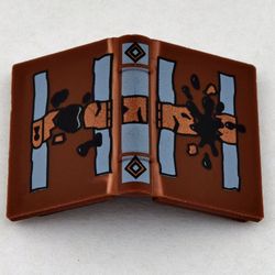 Book 2 x 3 with Lock and Soiled Spots Print
