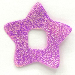 Clikits Icon Accent, Star 3 1/4 x 3 1/4 with Textured Surface