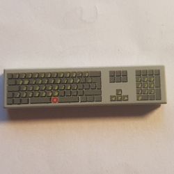 Tile 1 x 4 with Keyboard Print