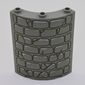 Panel 4 x 4 x 6 Quarter Cylinder with Stone Wall Print