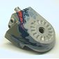 Animal Body Part, Dinosaur Body Quarter with Pin Holes, Dark Gray/Sand Blue/Dark Blue/Red Print