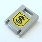 Box 2 x 2 x 2 Door with Slot and Money on Badge Print