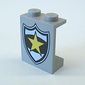 Panel 1 x 2 x 2 with Yellow Star Police Badge Print [2234]