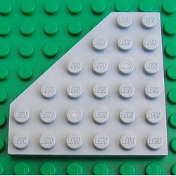 LEGO PART 6106 Wedge Plate 6 x 6 Cut Corner | Rebrickable - Build with LEGO