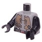 Torso Spacesuit with Belt Meter Print, Black Arms and Hands