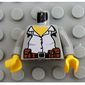 Torso Jacket over White Shirt, Belt with Pouches Print, Light Gray Arms, Yellow Hands