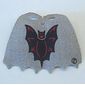 Neckwear Cape, Scalloped 6 Points with Bat Print