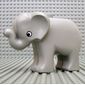 Duplo Animal Elephant Baby Standing, Round Eye Print
