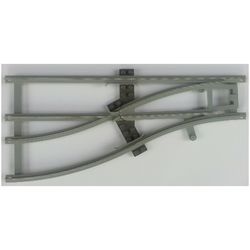Vehicle Track, Train, 4.5V Switch Point Left with Dark Gray Ties