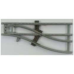 Vehicle Track, Train, 4.5V Switch Point Right with Dark Gray Ties