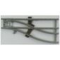 Vehicle Track, Train, 4.5V Switch Point Right with Dark Gray Ties