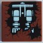 Tile 2 x 2 with Skeleton Hips and Legs Print