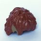 Hair, Curly with Dark Tan Pointy Ears print