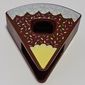 Costume Triangle, Cake, White and Bright Light Yellow Frosting, Sprinkles Print