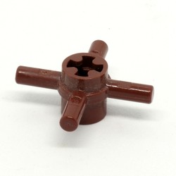 LEGO PART 48723 Technic Axle Connector Hub with 4 Bars at 90