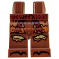 Hips and Reddish Brown Legs with Reddish Brown Belt, Dark Orange Robe Ends, Olive Green Skin Through Tears print