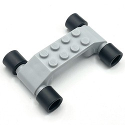 Sports Skateboard Base with Four Wheels from McDonald's Promotional Set