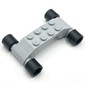 Sports Skateboard Base with Four Wheels from McDonald's Promotional Set