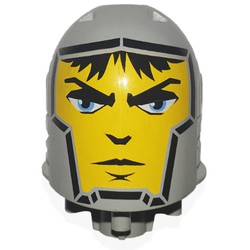 Large Figure Head, Round Top with Jayko Print