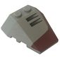 Wedge Sloped 4 x 4 Triple, Stud Notches with Left Vents Print
