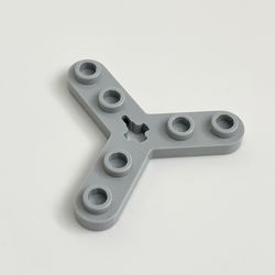 LEGO PART 51138 Technic Plate Rotor 3 Blade with Smooth Ends, 6 Studs ...