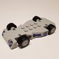 Vehicle Base 6 x 10 with Light Bluish Gray Wheels and Black Tires (Fast Food Racer)