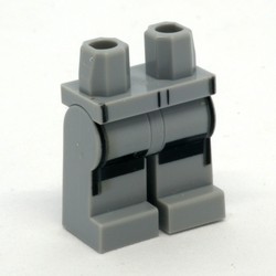 LEGO PART 970c14pr2622 Hips and Light Bluish Gray Legs with Black ...