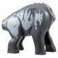 Animal, Dinosaur, Brachiosaurus Body with White Markings print