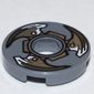 Tile Round 2 x 2 with Hole and Propeller with 3 Blades Print